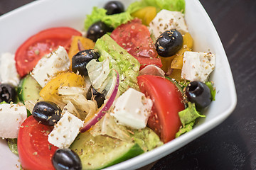 Image showing Greek tasty salad