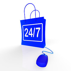 Image showing Twenty-four Seven Bags Show Online Shopping Availability