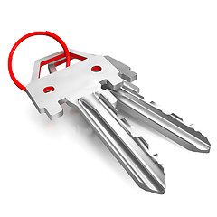 Image showing Keys Show Car Security And Safety\r