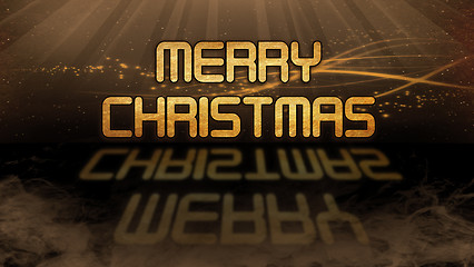 Image showing Gold quote - Merry Christmas