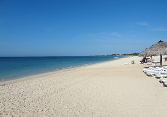 Image showing cuban beach scenery