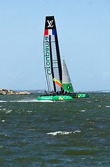 Image showing americas cup in sweden one catamaran