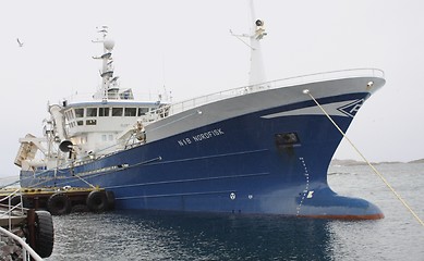 Image showing Norwegian fishing boat