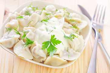 Image showing pelmeni