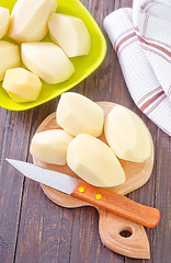 Image showing raw potato