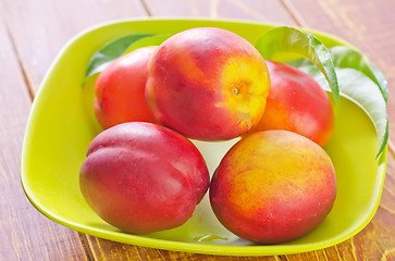 Image showing nectarines