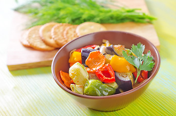 Image showing baked vegetables