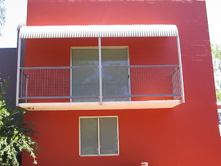 Image showing red window