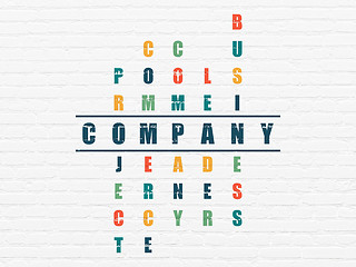 Image showing Finance concept: Company in Crossword Puzzle