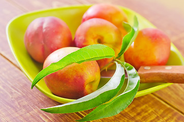 Image showing nectarines