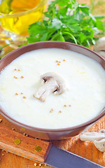 Image showing mushroom soup