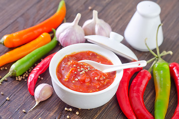 Image showing chilli sauce