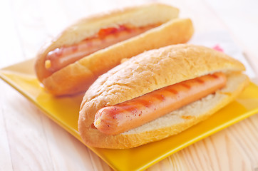 Image showing hot dogs