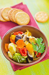 Image showing baked vegetables