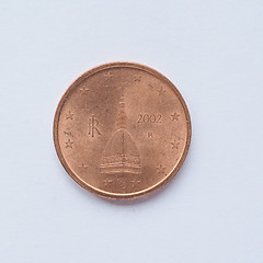 Image showing Italian 2 cent coin