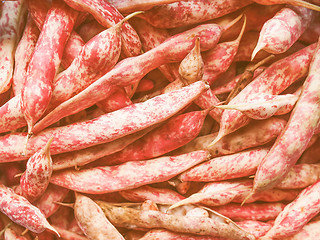 Image showing Retro looking Cranberry beans