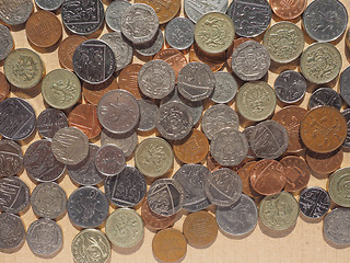 Image showing Pound coins