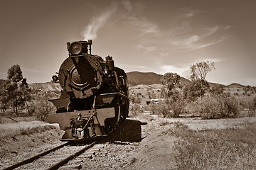 Image showing old steam train