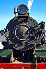 Image showing close up of steam train