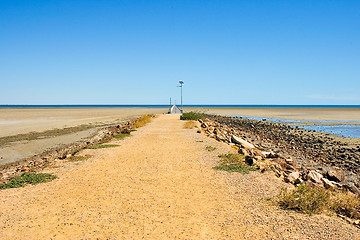 Image showing jetty at port germein