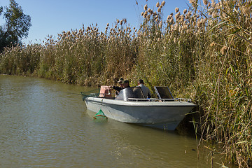 Image showing Fishermen on fishing