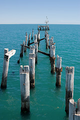 Image showing broken end of the jetty