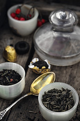 Image showing Varieties of tea