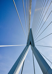 Image showing Erasmus bridge in Rotterdam Netherlands Holland