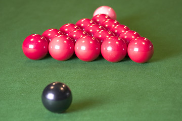 Image showing Snooker Balls