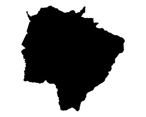 Image showing Map of Mato Grosso do Sul