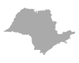 Image showing Map of Sao Paulo