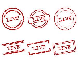 Image showing Live stamps
