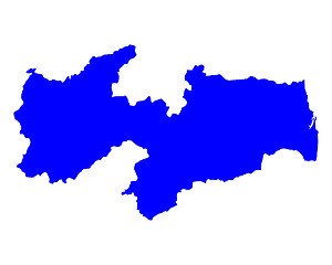 Image showing Map of Paraiba