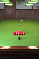 Image showing Snooker Table