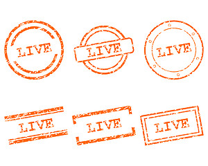 Image showing Live stamps