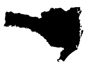 Image showing Map of Santa Catarina