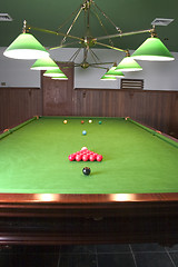 Image showing Snooker Table