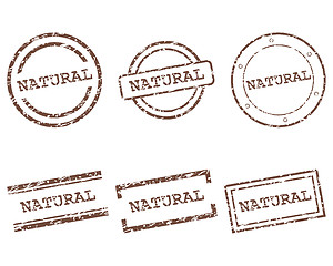 Image showing Natural stamps