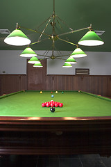 Image showing Snooker Table