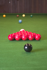 Image showing Snooker Balls