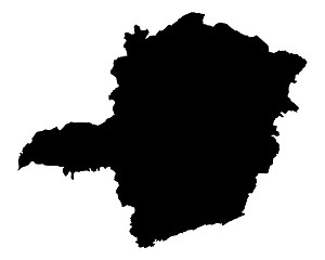 Image showing Map of Minas Gerais