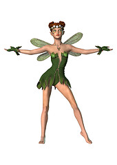 Image showing Spring Fairy on White