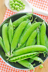 Image showing green peas