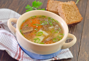Image showing mushroom soup