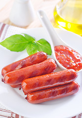 Image showing sausages