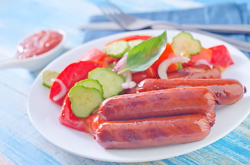 Image showing sausages