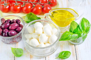 Image showing ingredients for caprese