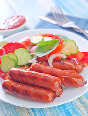 Image showing sausages