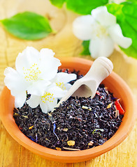 Image showing jasmin tea