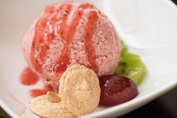 Image showing Fruit ice cream